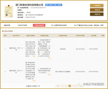 厦门彬美生物科技有限公司因涉嫌传销被罚没10余万元