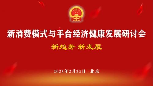 【新闻】新消费模式与平台经济健康发展研讨会在京召开